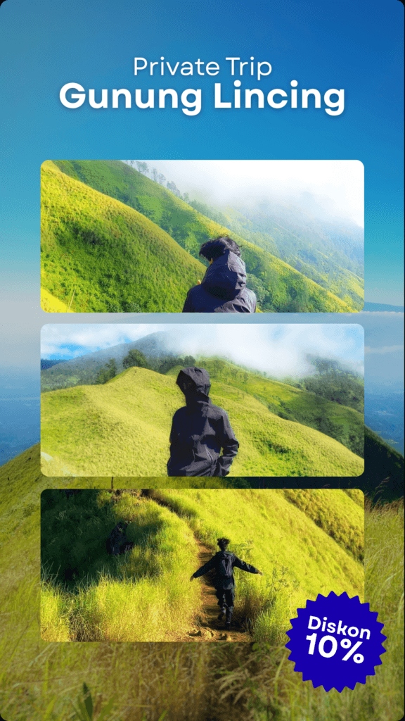 private trip gunung lincing